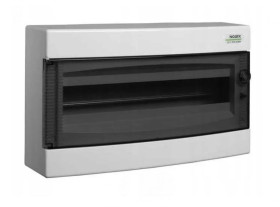 NOARK Rozdzielnica plastikowa natynkowa przezr. drzwi 1x18 PNS 18T (101499)