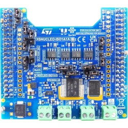 X-NUCLEO-ISO1A1 Industrial isolated input/output expansion board based on STISO620/621, CLT03-2Q3 and IPS1025HQ for STM32 Nucleo