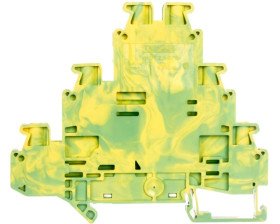 Złączka szynowa ochronna 3-piętrowa 2,5mm2 zielono-żółta UT 2,5-3PE 3214275 /50szt./
