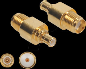 89959 Adapter SMA jack > MCX plug