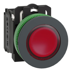 Osłona uszczelniona przełącznika przyciskowego XB5 Sprężyna powrotna SPDT Podświetlenie średnica wycięcia 30 mm Panel