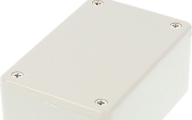 ABS enclosure, (L x W x H) 85 x 56 x 39 mm, light gray (RAL 7035), IP54, 1591LGY