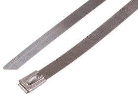 Opaska kablowa długość 920mm szerokość 12 mm RS PRO Stal nierdzewna 316 -80 → +541°C