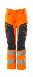 Mascot Workwear 19578-236 Granatowy, Pomarańczowy Niewielka masa Spodnie odblaskowe 128 cm