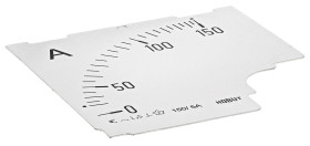 Podziałka miernika panelowego, 0/150A For 150/5A CT