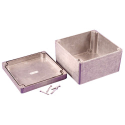 Hammond 1550Z139 Diecast Enclosure (Thick Wall, 159 x 159 x 102mm) Natural