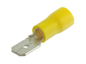 Konektor izolowany 6.3mm/0.8mm męski wsuwka (100szt.)