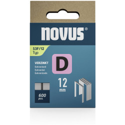 Novus 042-0791 Flat Crown Type 53F 600 pieces, 12x11.3mm, for Tackers