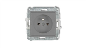 Icon Mechanizm Gniazda Pojedynczego Z Uziemieniem 2P+Z (Bez Przesłon Torów...