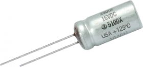 510DX Aluminum Capacitors +125 &#176;C, Miniature, Radial Lead