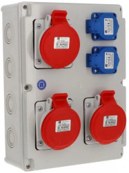 Rozdzielnica 3x5x16A 2x3x16A INA=16A IP54 SB-003005-S0020-54