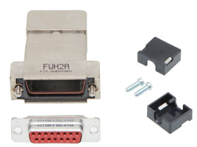 Osłona tylna 15-pinowe Osłona złącza D-Sub do Złącza D-Sub FCT from Molex