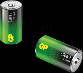 GPPCA13UP037 Ultra Plus, alkaline battery, D (Mono), pack of 2