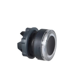 Przycisk płaski niebieski push-push bez podśw. plastikowy bez oznaczenia ZB5AH06