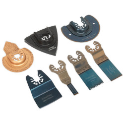 Sealey SMTS7 Multi-Tool All-Purpose Blade Set 7pc