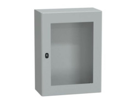 Obudowa hermetyczna natynkowa 800x600x300 mm drzwi transparentne IP66 S3D PanelSeT NSYS3D8630T SCHNEIDER ELECTRIC