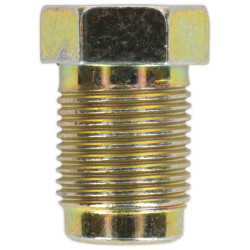 Sealey BN12100PT Brake Pipe Nut M12 x 1mm Part Thread Male Pack of 25