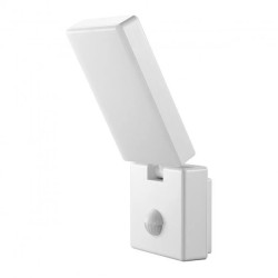 ENID LED 10W, oprawa ogrodowa z czujnikiem ruchu PIR, 800lm, IP65, 4000K, biała,AD-OP-6605WLPMR4