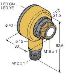 Odbiornik ultradźwiękowy Turck 3038511 1 szt.