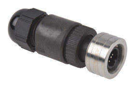 Złącze wielostykowe przemysłowe 5-pinowe M12 Montaż na kablu Wtyczka Brad from Molex