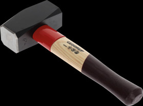 620 H-2000 Club hammer ROTBAND-PLUS, 2000 g