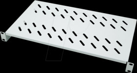SF1C40G 19" cantilever shelf, 1U, 300 mm depth, gray