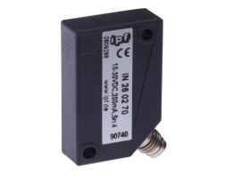 Czujnik indukcyjny 40x26x12mm niezabudowany Sn: 4mm 10-30V DC PNP NC złącze M8 IP67 IN260270