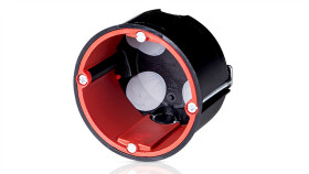 Puszka Przeciwogniowa Z Membraną Hermetyczna Akustyczna Czarna Gł 50 Z...