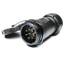 Złącze wielostykowe przemysłowe 8-pinowe Montaż na kablu Gniazdo RS PRO