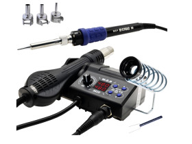 Stacja lutownicza HOTAIR i grotówka 2w1 WEP 882D 750W +DYSZAx3