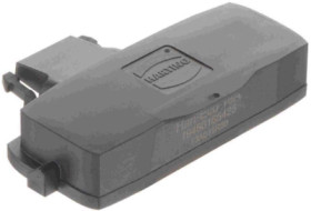 Cover cap, size 16A, PA, longitudinal bow locking, IP65, 19460165425