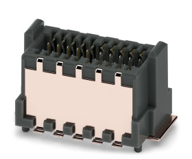 Listwa stykowa PCB 20-pinowe FP 0.8/20-MV-SH raster: 0.8 mm 2-rzędowe Phoenix Contact Powierzchnia 500 V W osłonie
