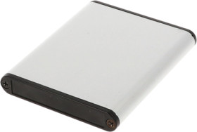 Aluminum enclosure, (L x W x H) 80 x 70 x 12 mm, natural, IP54, 1455A802