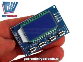 Sterownik PWM 3,3V-30V 1Hz-150kHz wyświetlacz LCD