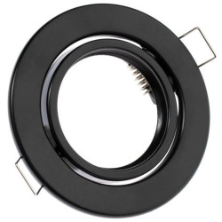 Oprawa Podtynkowa Ruchoma Okrągła AURELI Czarna Blacha MR16 GU10