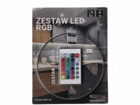 Zestaw led RGB 36W 150led 24key IP65 blister