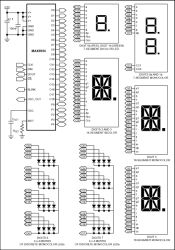 MAX6954 7-, 14-, 16-Segment LED Display Driver