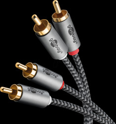 65294 Cinch audio cable, 2x Cinch plug, 3.0 m