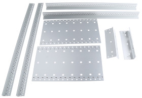 Obudowa do montażu w szafie 3U x 84KM x 235mm, Aluminium, stal nierdzewna