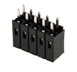 Gniazdo PCB 10 -pinowe 2 -rzędowe raster: 2.54mm Listwa gniazdowa Proste Przewlekany