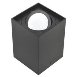 Oprawa sufitowa Corona Black ruchoma prostokąt alu