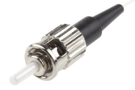 Kabel światłowodowy, średnica: 62.5/125μm, OM1 Wielomodowy, Czarny, ST / przewodu elastycznego wielożyłowego