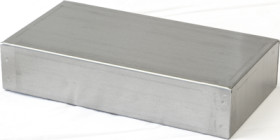 Aluminum enclosure, (L x W x H) 241 x 127 x 51 mm, natural, 1444-9552