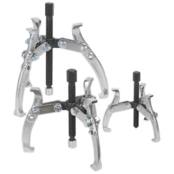 Sealey AK78 Gear Puller Set 3pc Triple Leg