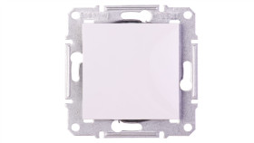 Asfora Łącznik Pojedynczy Bez Ramki Biały Eph0101421