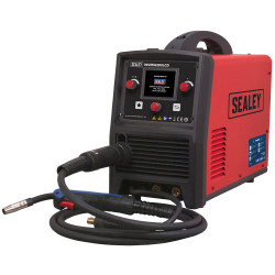 Sealey INVMIG200LCD Inverter Welder MIG, TIG &amp; MMA 200Amp with LCD Screen