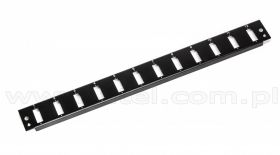 Płyta czołowa 12x SC duplex, czarna