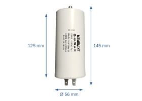 80µF 450V 1-phase Electric Motor Capacitor