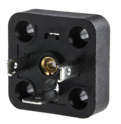 Złącze zaworu elektromagnetycznego DIN 43650 2P+E 250 V AC Męski LED: N Przewlekany RS PRO