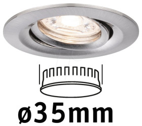 94294 Nova Mini Coin flush mounted fixture, 4 W, 2700 K, 15°, round, i